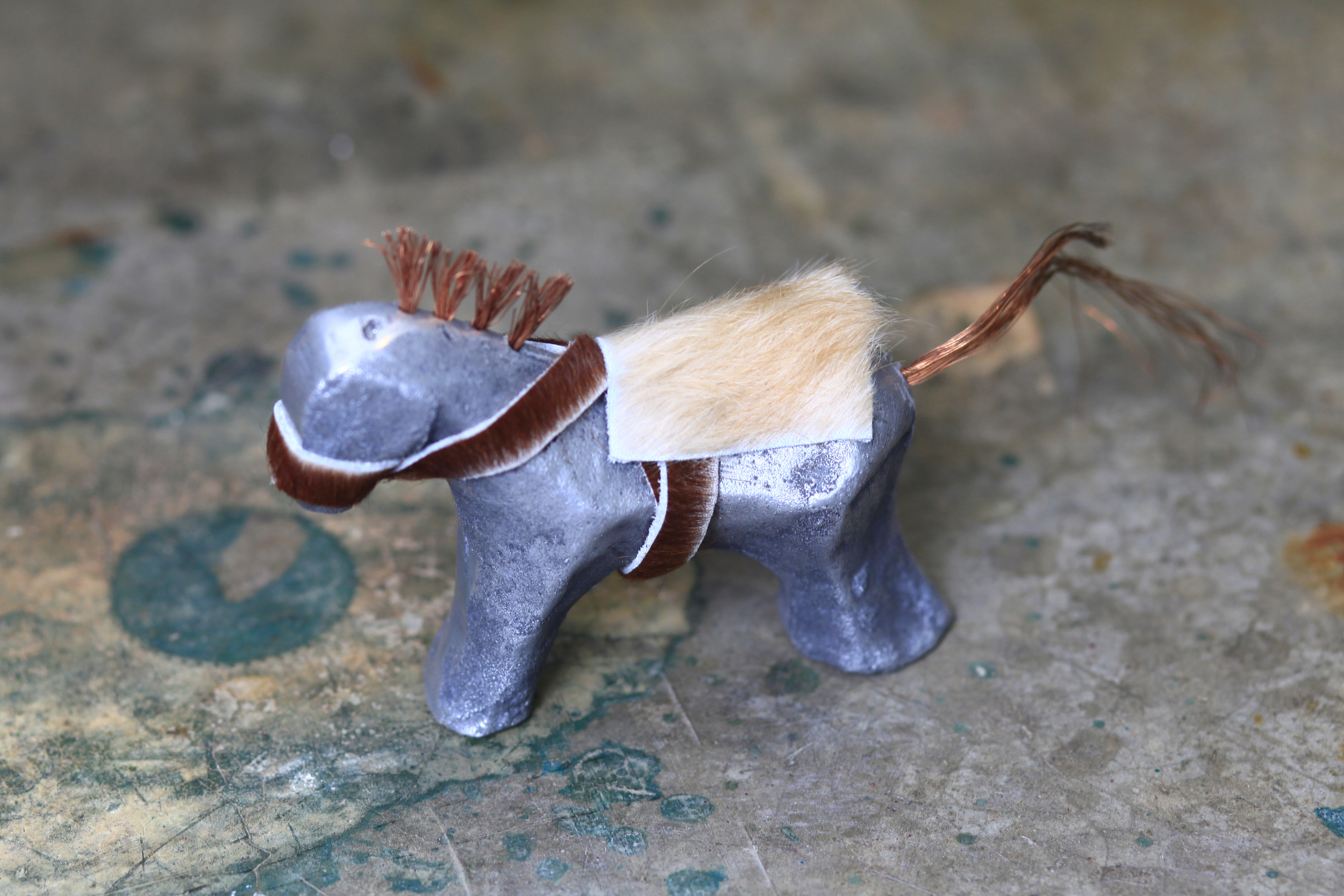 Obra escultorica caballo. pieza objeto diseño arte contemporaneo. Salta, Argentina, Artesanías